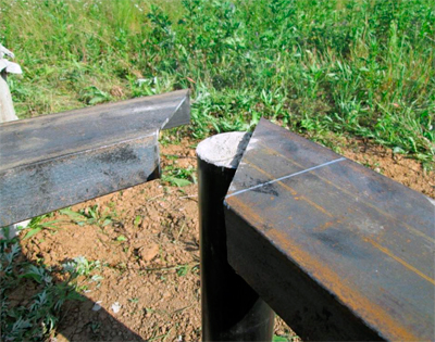 Швеллер для винтового фундамента